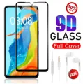 Full Glue Protective Glass + High Quality 3.5mm In-Ear Stereo Earphone with Mic Samsung Galaxy A20 A30 M01S M02 M31 M21 M51 A50 A50S A30S A70 A2 CORE A10 M10 M20 A10S A11 M11 A01 M01 A21 A21S A51. 