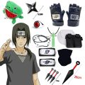 Anime Naruto Cosplay Set Uchiha Itachi Kakashi NARUTO Gloves Kunai Mask Ninja Accessories Action Figure Prop Stuff Kids Toy Gift Action Figures. 