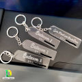 Customized Acrylic Model Key Tags With Your Phone Number, Personalized Acrylic Key Tags, Three layer Key Chain, Key Chain. 