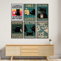 A3/A4 Size Framed wall posters Cute Funny Cat retro vintage style wall posters wall decorations for any room. 