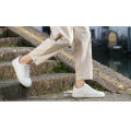 bellylady Men Pants Solid Color Cotton Blended Casual Loose Straight Trousers For Spring Summer. 