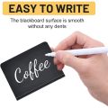 Sign Chalkboard Signs Food Mini Board Buffet Party Chalkboards Labels Message Blackboard Chalk Table Display Price Tabletop. 