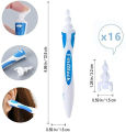 Find Back Ear Wax Removal – Silicone Smart Swab Disposable Ear Wax Cleaner System With 16 Replacement Heads. 
