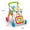 Children Musical Walker, Push & Pull Toy for Toddlers & Kids, Baby Activity Walker Toy Comes with Two Patterns : Sit and Play, Stand and Walk.. 