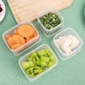 Kitchen Portable Food Grade Plastic Crisper Refrigerator Meat Compartment Frozen Sub-Packed Box Food Storage Container. 