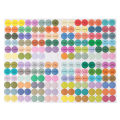 1Set 192 Pcs Pre-Printed Essential Oil Bottles Cap Lid Labels Round Circle Stickers Colorful For ALL Young Living Oils. 