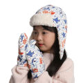 Baby Scarf Gloves Set Underwater World Pattern Thick Warm Hat Gloves. 