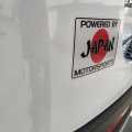 Car POWERD BY JAPAN MOTORSPORT Buffer Sticker. 