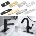 Stainless Steel Sink Base Decorative Panel Faucet Plate Hole Cover Faucet Deck Plate Tap Cover Deck Plate Bathroom Faucet Escutcheon Plate. 