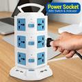 Vertical Secure Socket 12 Ports. 