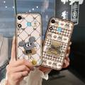 Cloth Patch Cartoon Phone Case For Itel A27/P17 Durable Phone Pouch Fashion Design Embroidery Soft case Cute Full wrap. 