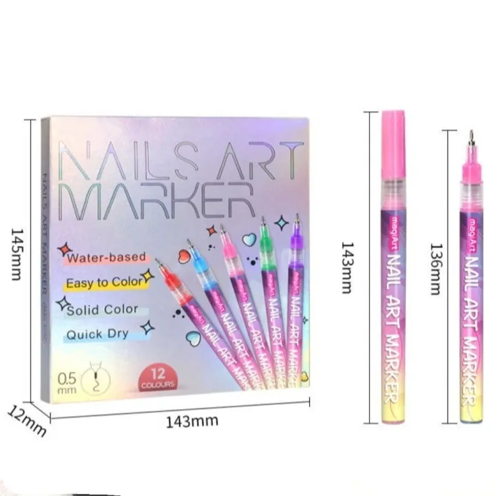 Hot%2012/24%20Colors%20Nails%20Art%20Marker%20Pens%20Waterproof%20Quick%20Dry%20Acrylic%20Paint%20Pen%20Art%20Nail%20Decoration%20Nail%20Art%20Pens%20Set%20for%20Nail%20Decoration%20-%20Image%204