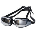 Unisex Waterproof Anti-Fog Coating Flat Eyeglasses Goggles Swimming Glasses. 