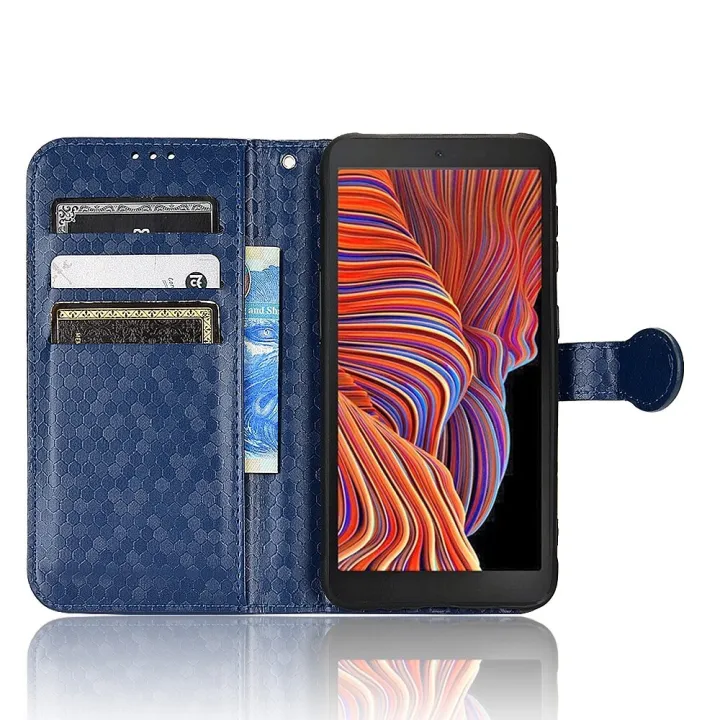 lthmy%20for%20Samsung%20Galaxy%20Xcover%205%20Phone%20Case%20Flip%20Wallet%20PU%20Leather%20Casing%20Shockproof%20Bracket%20Back%20Cover%20-%20Image%202