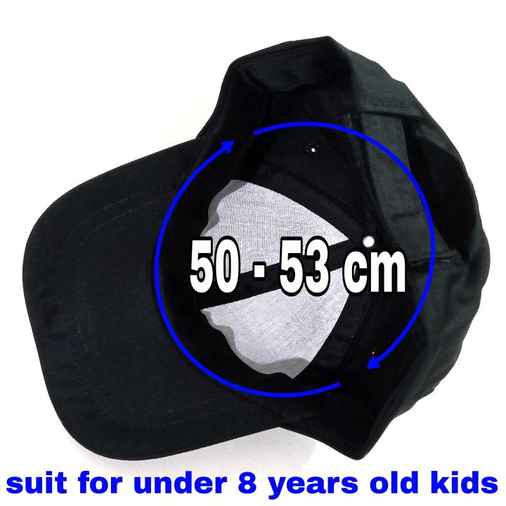 Printed%20Kids%20Hat%20Kids%20Baseball%20Cap%20Adjustable%20Kids%20Hats%20Sun%20Visor%20Hat%20&%20Caps%20Unisex%20Plain%20Black%20Cap%20Hat%20For%20Kids%20-%20Image%202