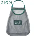 【ALLGOOD】Reusable Produce Bag Reusable Washable Cotton Mesh Bags Organic Eco Friendly Mesh Handbag Long Handle Net Shopping Bag. 