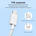 Olaf 2 In 1 Lightning To 3.5mm Audio Adapter For iPhone 14 13 Aux Jack Headphone Adaptador Audio Splitter Charging Headset Cable. 