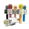 Bluetooth Microphone Wireless Karaoke Speaker Handheld Mic Ktv Party Player Portable Kids Gift Led Usb Studio WS-858 NEW. 