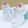 Girls' Mesh Surface White Shoes Women's Shoes 2024 New Summer Breathable Casual Shoes Student Fashion Sports Shoes. 