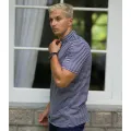 Casual Wear Self Collar T-Shirt. 