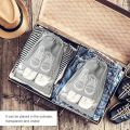 5pcs Shoe Storage Bag With Thickened Non-woven Fabric Strap Mouth Large Capacity Travel Waterproof Shoe Bag. 