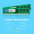 Super 8GB Desktop RAM DDR3 DDR3L 1600MHz 1333MHz PC3-12800U PC3-10600U 4GB DIMM Intel AMD 1.5V 1.35V 2RX8 Non-ECC Memory - Green. 