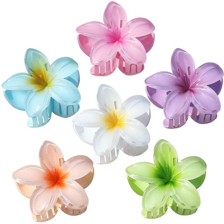 Flower%20Hair%20Clip%20Candy%20Color%20Hair%20Claw%20for%20Women%20Catch%20Hairpins%20Accessories%20-%20Image%205