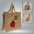 Handmade Jute Bag with Zhipper | Eco-Friendly. 