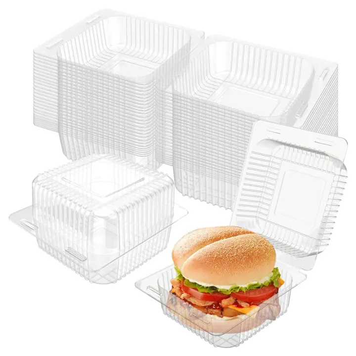 300%20Count%20Clear%20Plastic%20Hinged%20Clamshell%20Takeout%20Tray%20Food%20Clamshell%20Containers%20for%20Dessert,%20Cakes,%20Cookies,%20Salads%20-%20Image%204