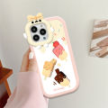 DEL for Samsung Galaxy A12 M12 Back Cover Cartoon Cartoon Delicious Dessert Phone Case Monster Lens Camera Protection Mobile Cover. 