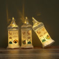 Ramadan Festival Decoration For Home LED Wall Hanging Lantern Mubarak Portable Night Light Ornament Party Decor 1Pcs. 