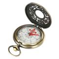 Vintage Bronze Pocket Compass Retro Outdoor Hiking Navigation Compass Kid Gift Retro Pocket Watch Compass Outdoor Tool. 