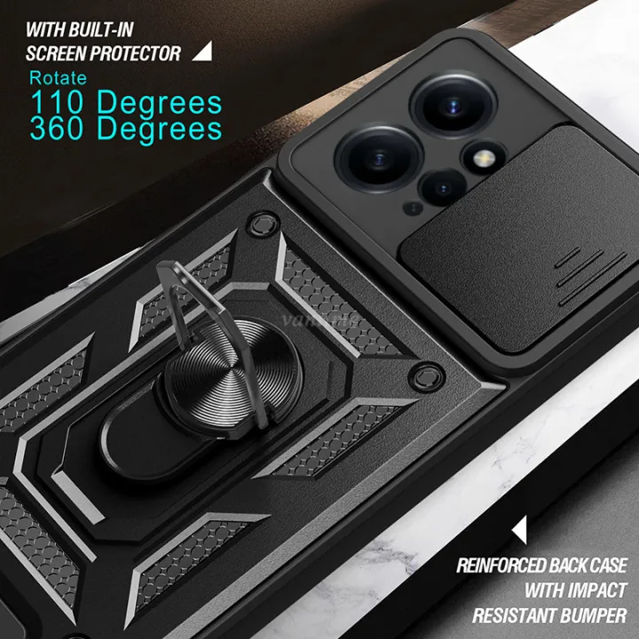 Vantime%20for%20Xiaomi%20Redmi%20Note%2012%204G%20Case%20Hard%20Sliding%20Lens%20Protect%20Stand%20Holder%20Back%20Cover%20-%20Image%202