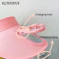 ECHIDNA Sunshade Hat Ultralight 2-in-1 Sunshade Hat with 3-Speeds Fan. 
