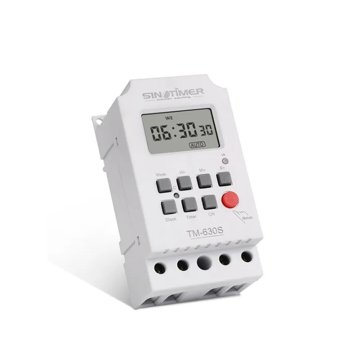 Automaticinterval Timer Switch 【Deal of the day】 AC220V Second Interval Timer Switch 24hr 7 Days ...