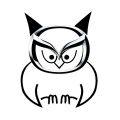 Car Owl Bird Funny Reflective Decoration For Mazda Logo 3/6 Axela Atenza Cx-30/4/5 Logo Auto Tuning Styling D30. 