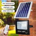 Solar Powered Flood Ligh IP67 Waterproof LED Solar Light Outdoor Rem-ote Control Wall Solar Lamp Garden Lighting Street Lamp. 