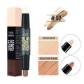 Double Head Highlighter Contour Stick 2 In 1 Professional Makeup Base Foundation Cream Shadow Concealer Pen Face Bronzer. 