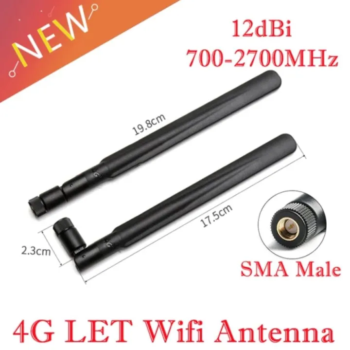 4G Antenna for 4G LTE Router External Antenna SMA Male Paddle Antenna Wi-Fi for S10, WCDMA, CDMA, DUT、4G、GSM、GPRS
