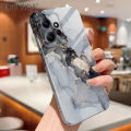 Hontinga for Redmi Note 12 4G Back Cover Luxury Marble All-inclusive Film Hard Phone Case Camera Protection Mobile Cover. 