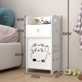 Bedside Storage Cabinet Bedroom Dorm Rental Room Modern Simple Storage Finishing Internet Celebrity Small Simple Bedside Table. 