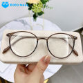 Anti Blue Light Glasses Anti Eyestrain Round Frame Anti-radiation No Degree Lightweight Eye Protection Eyewear Clear Lens Fake Computer Eyeglasses for Office. 