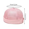 Full Mesh Quick Drying Caps Brimless Skullies Cap Beanie Hat Women Men Caps Solid Color Hip Hop Street Docker Hats Gorras. 
