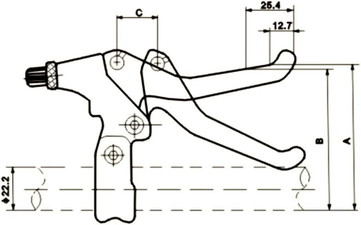 Bicycle%20Brake%20Lever%20Half%20Alloy%201%20Pair%20Bicycle%20Brake%20Lever%20Grips%20V%20Brake%20MTB%20Road%20Bike%20-%20Image%202