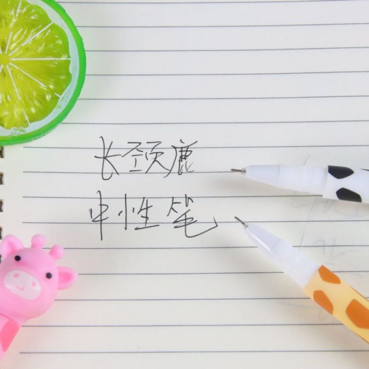 %E3%80%90HOT%E3%80%91%201Pc%200.5Mm%20Black%20Refill%20Signature%20Pens%20Creative%20Cartoon%20Cute%20Giraffe%20Standable%20Gel%20Pen%20School%20Office%20Supplies%20For%20Children's%20Gift%20-%20Image%204