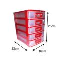 MINI SMALL DRAWER 5 IN 1 TABLE DRAWER FOR MEDICINE STATIONERY ITEMS COSMETICS MONEY JEWELRY & OTHER SMALL ITEMS FOR STORING PURPOSE. 