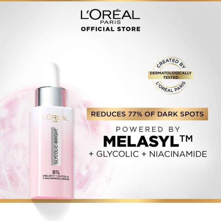LOr%C3%A9al%20Paris%20Bright%208%25%20%5BMelasyl%20%E2%84%A2+%20Glycolic%20+%20Niacinamide%5D%20Face%20Serum%20for%20Dark%20Spot%20&%20Brightening%2015ml%20-%20Image%209