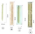 Plastic Spiral Hair Perm Rod Spiral Rod Barber Hairdressing Hair Rollers Hair Curling Perming Rods for Natural hair X 12 units. 