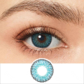 Neocosmo Color Contact Lens  3 TONE BRILLIANT BLUE COLORED CONTACTS Yearly Useable for Men And Women. 
