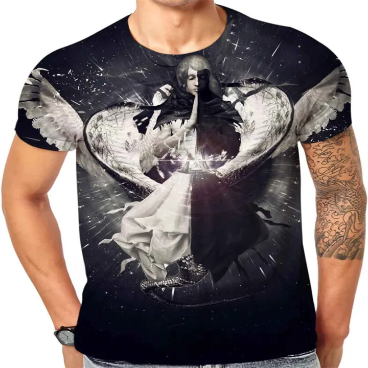 Colourful%20Painting%20Cat%203D%20Printed%20Men's%20T%20Shirts%20Summer%20Fashion%20Oversize%20Short%20Sleeve%20Cute%20Animal%20Tees%20Boys%20Girls%20Tops%20Clothes%20-%20Image%204